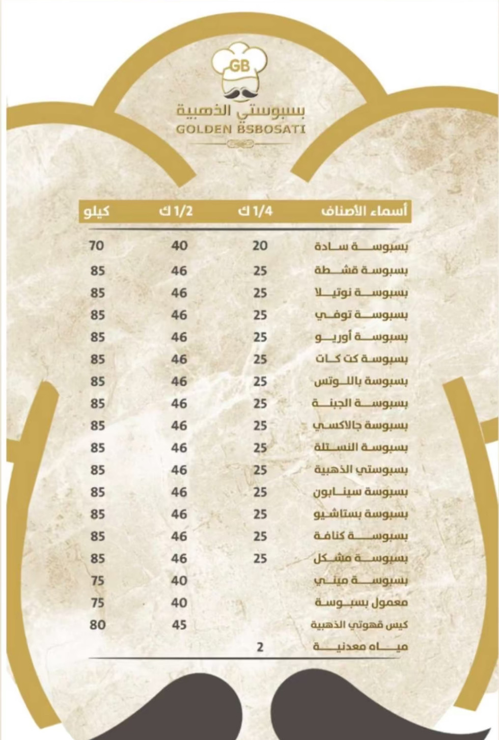 بسبوستي الذهبية